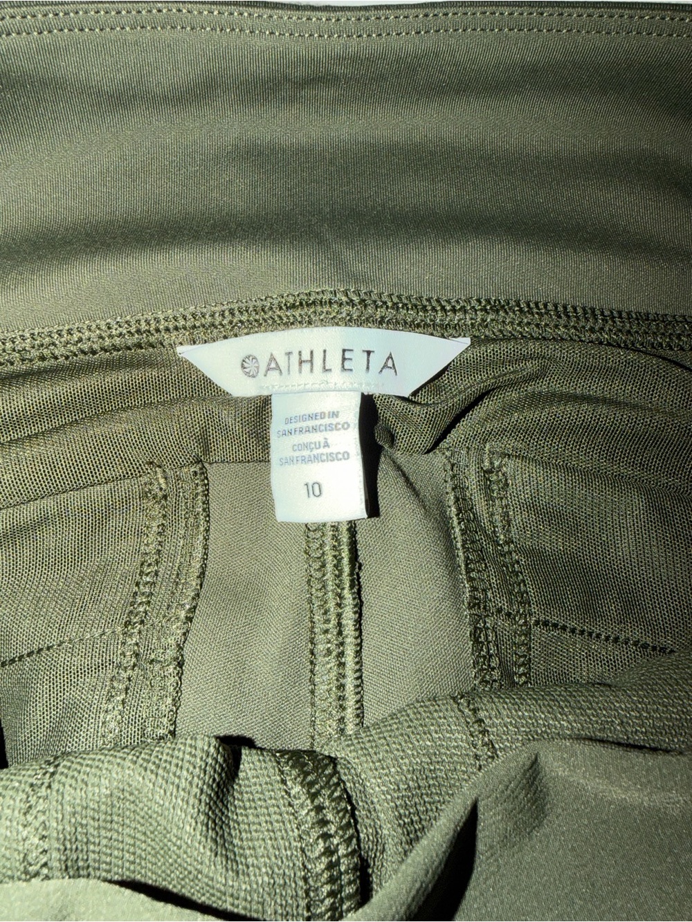 Athleta Olive Green Headlands Hybrid Cargo Tight - Picture 12 of 16